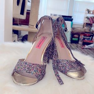 Sparkly Betsy Johnson Heels
